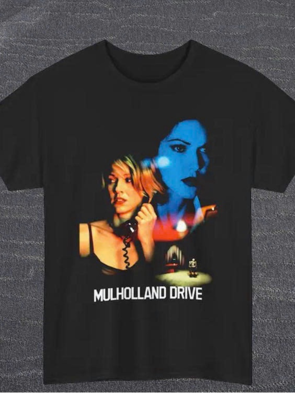 Mulholland drive shirt, black t shirt with graphic